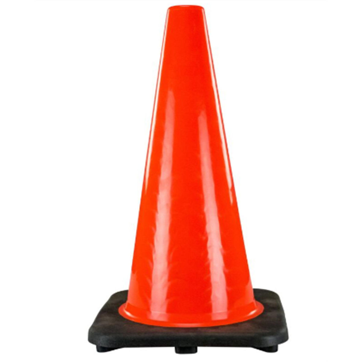 7500-18 SAS Safety Traffic Cone Solid Orange-18