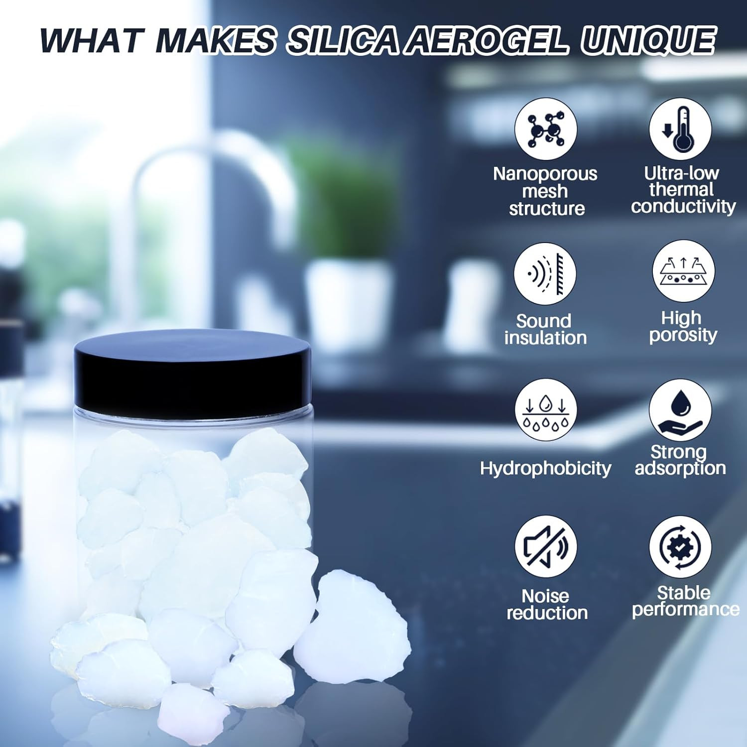 Aerogel, Ultra-Light Silica Aerogel Block, Nano Aerogel Super Insulation Materia