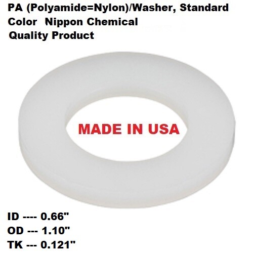 5/8″ ID X 1″ OD X 1/8″ FLAT WASHER Plastic SPACER 5/8 ” in 0.625″ 1 inch