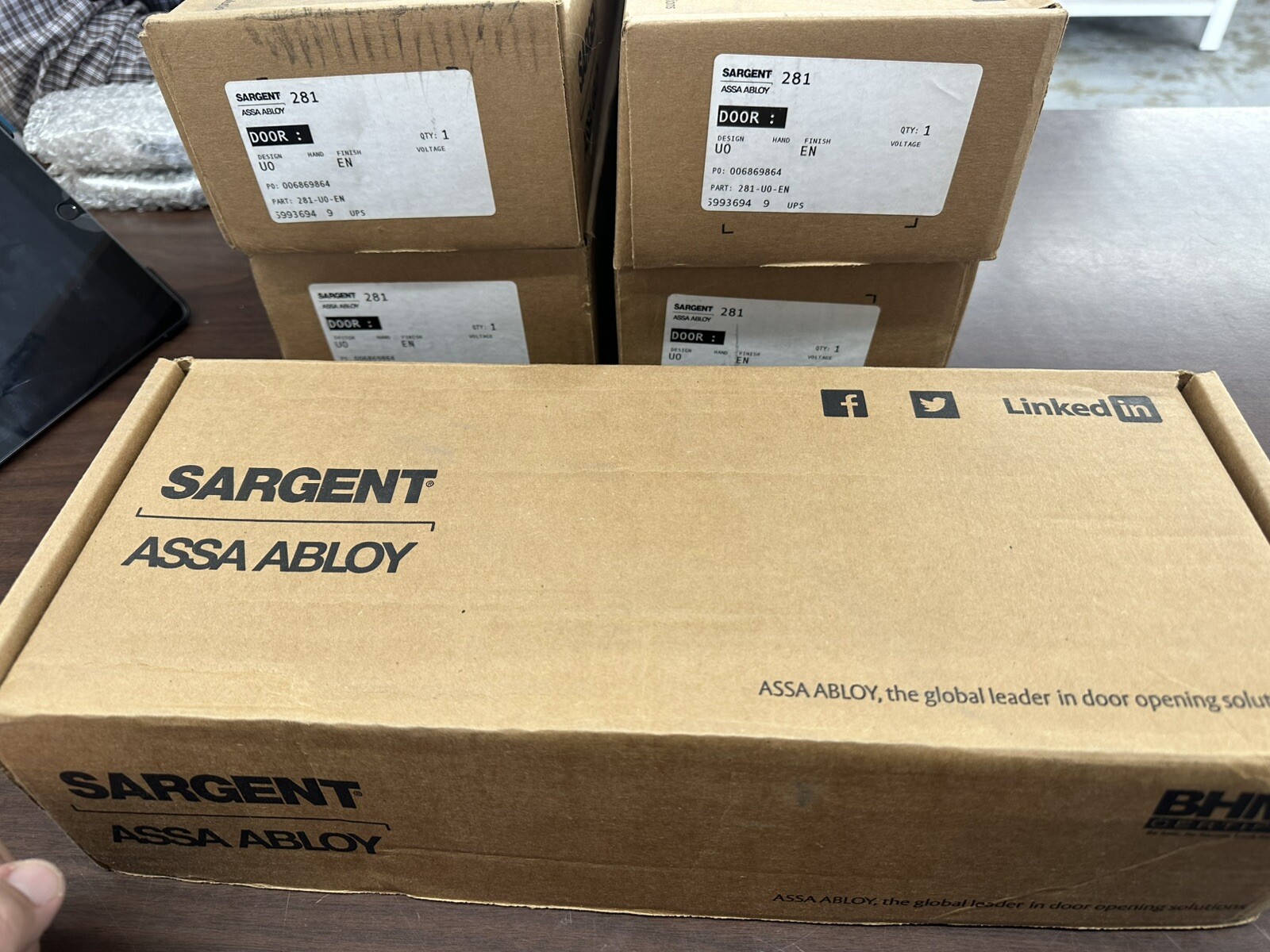 SARGENT Assa Abloy Part 281 -UO-EN Door Closer