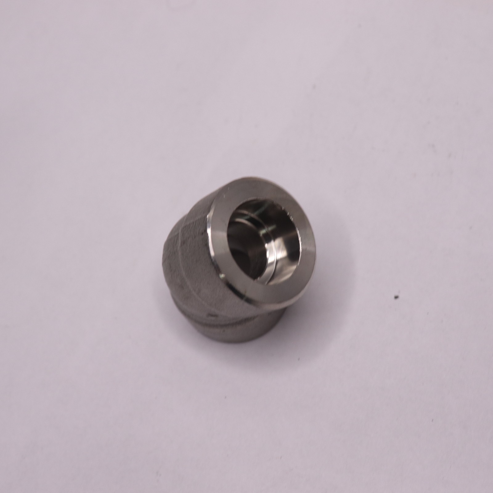 45-Degree Elbow Socket Weld Pipe Fitting 3M 304 Stainless Steel 1/2″