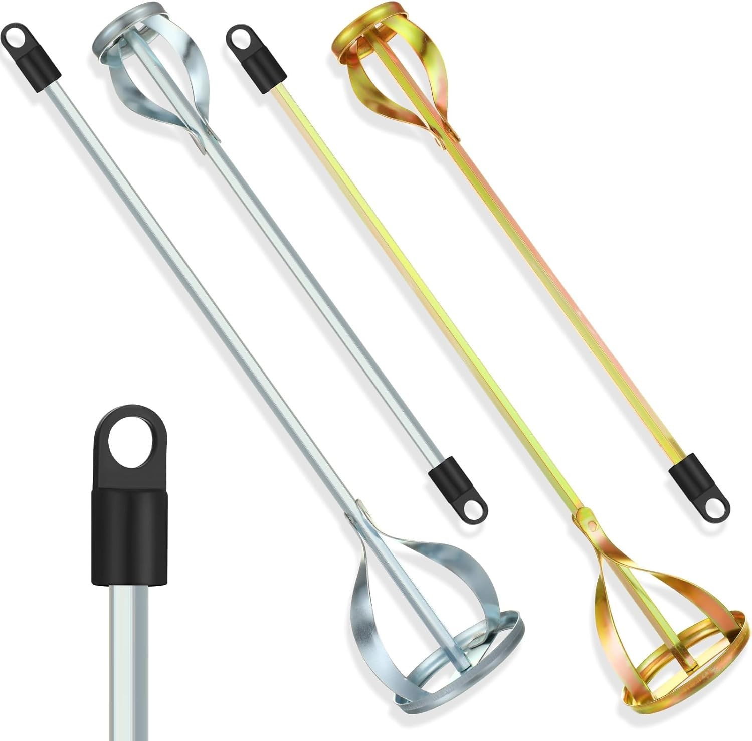 Paint Mixer For Drill Paint Stirrer Fits 1-5 Gallon Buckets Zinc Plated Stirrer