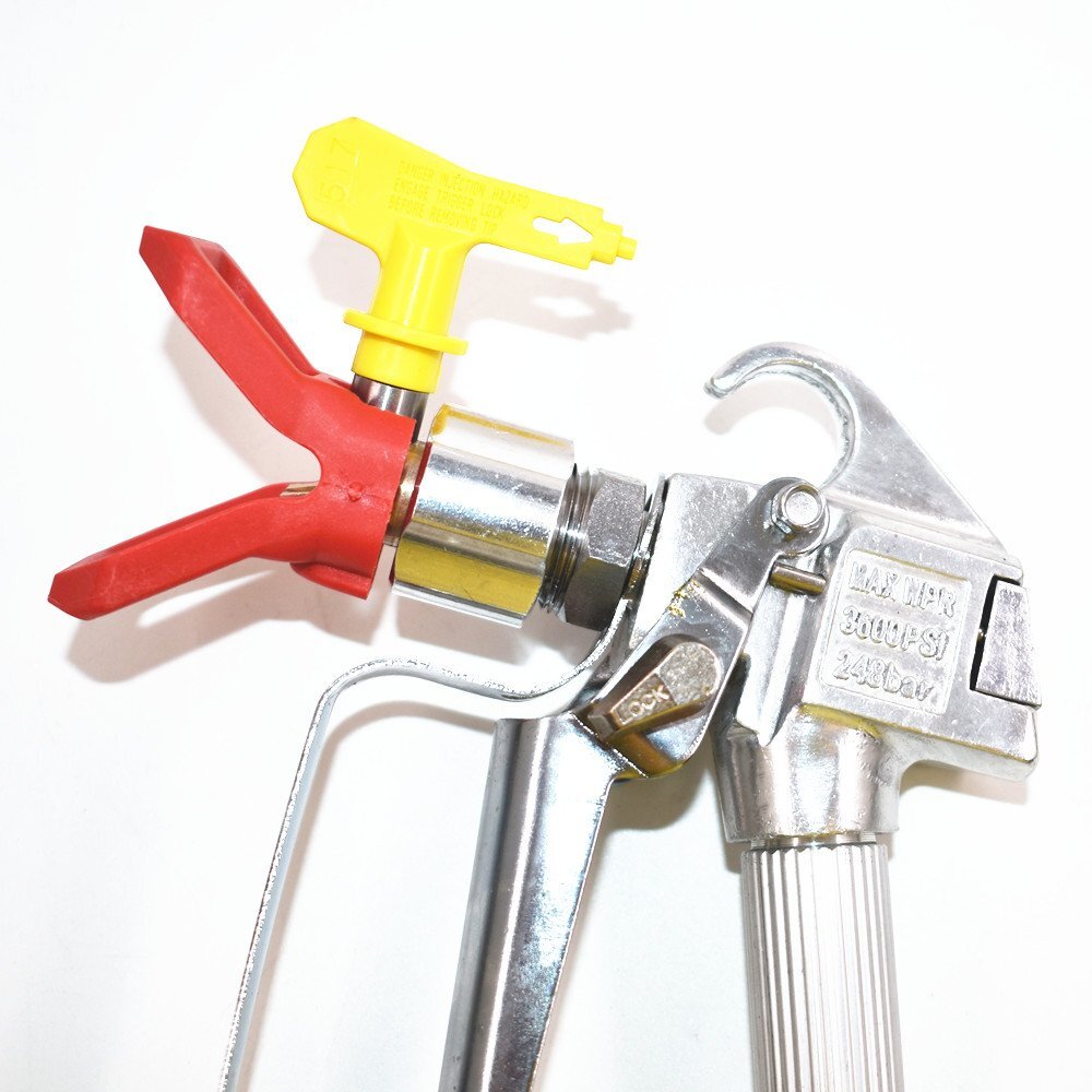 2 PACK 3600 PSI Airless Paint Spray Gun with 517 Tip & Tip Guard For Sprayers