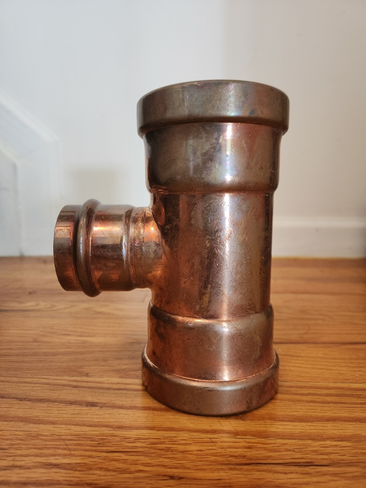 3″x3″x2″ Copper ProPress Tee Reducing Tee Miller Industries PRS Streamline
