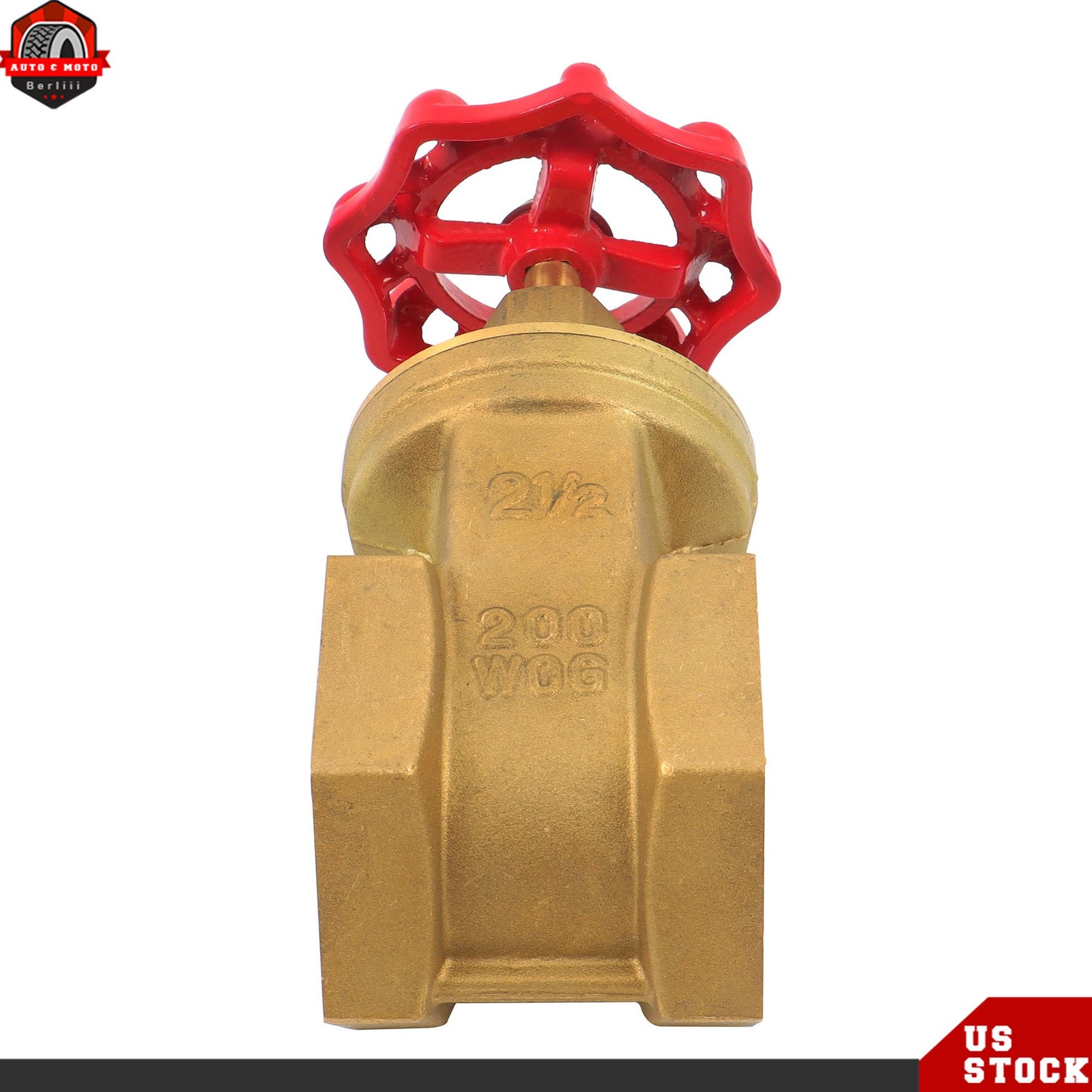NPT Brass Female Threaded Rotary Globe Valve 2-1/2 Inch Brass Gate Valve DN65