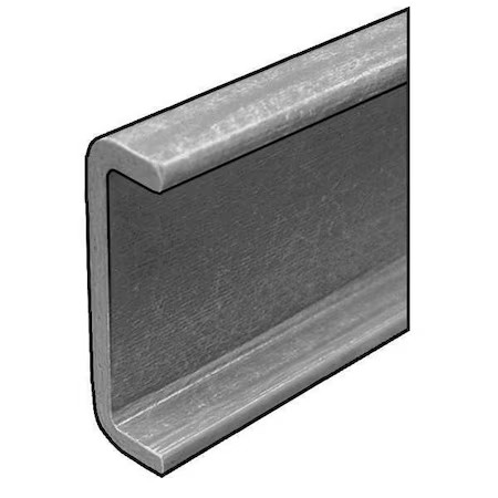 Fibergrate 1664100.04 U Channel, Isofr, 9/16 Leg, 1/8 In Th, 5 Ft