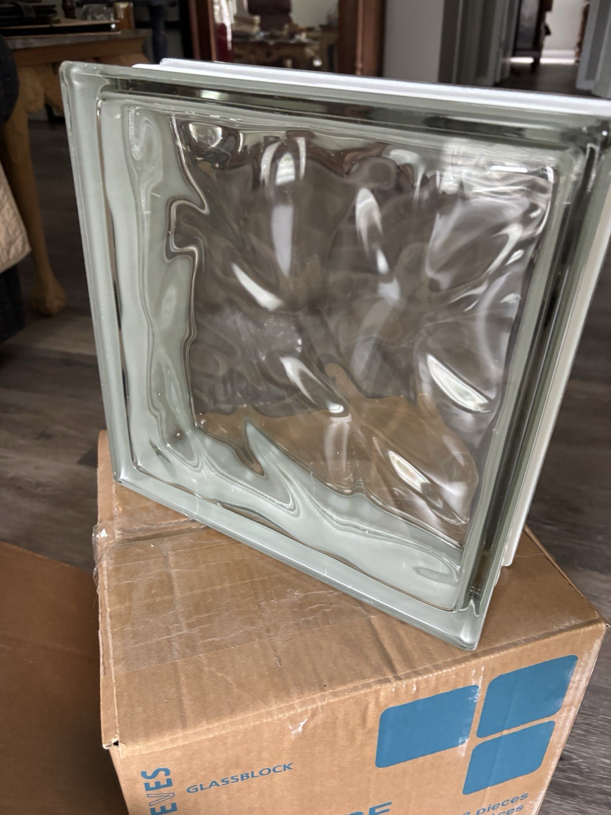 Seves Premier Glass Block 12x12x4 Four Pieces
