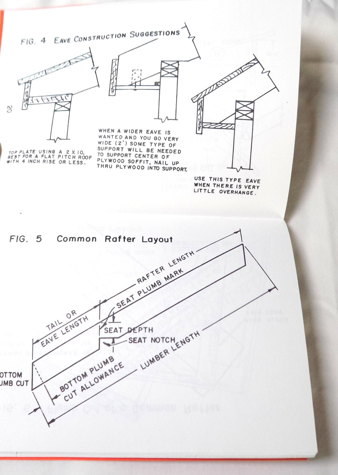 MD Macklanburg Duncan Instruction Book Roof Construction & Rafter Lengths 1970’s