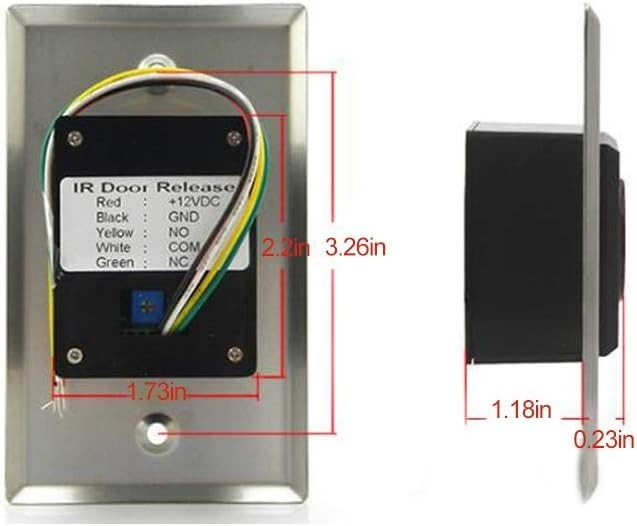Olide Commercial Door Opener Automatic with 304 Stainless Steel Sensor Switch