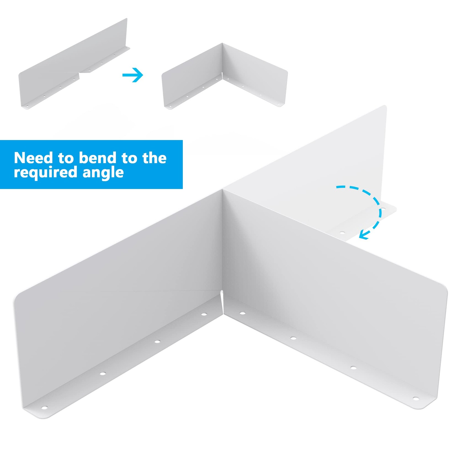 2 Pcs Gutter Valley Splash Guards,Rain Gutter Valley Roofing Gutter Guards, Dive