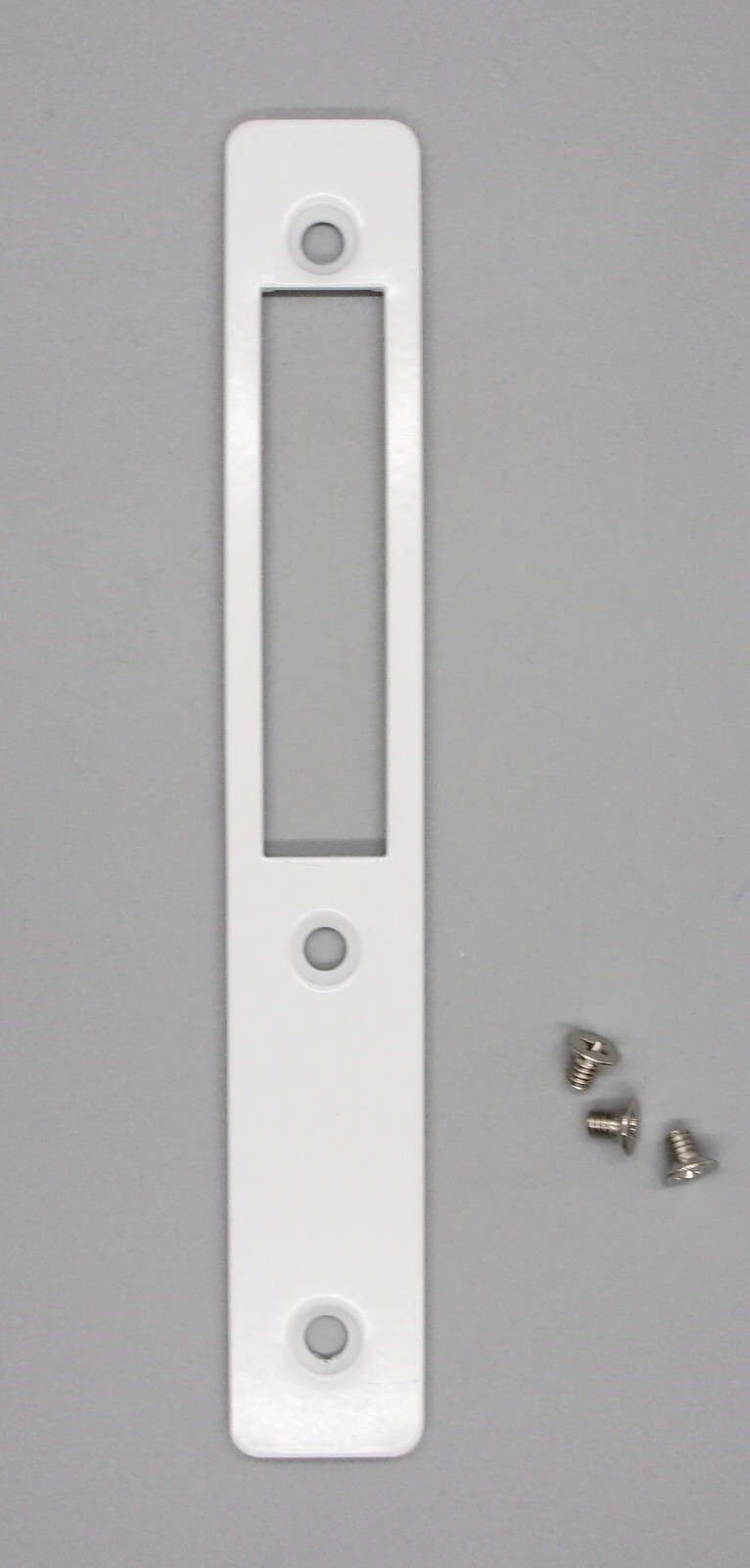 Global Door Controls – Mortise Deadbolt Faceplate, TH1100-FP1-WH
