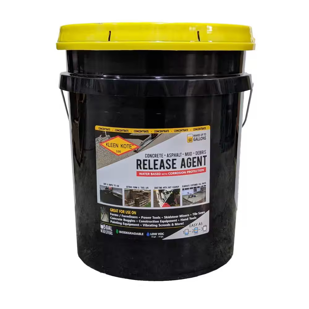 5 Gal. Water Based Industrial Concrete Release and Anti-Corrosion Coating Concen