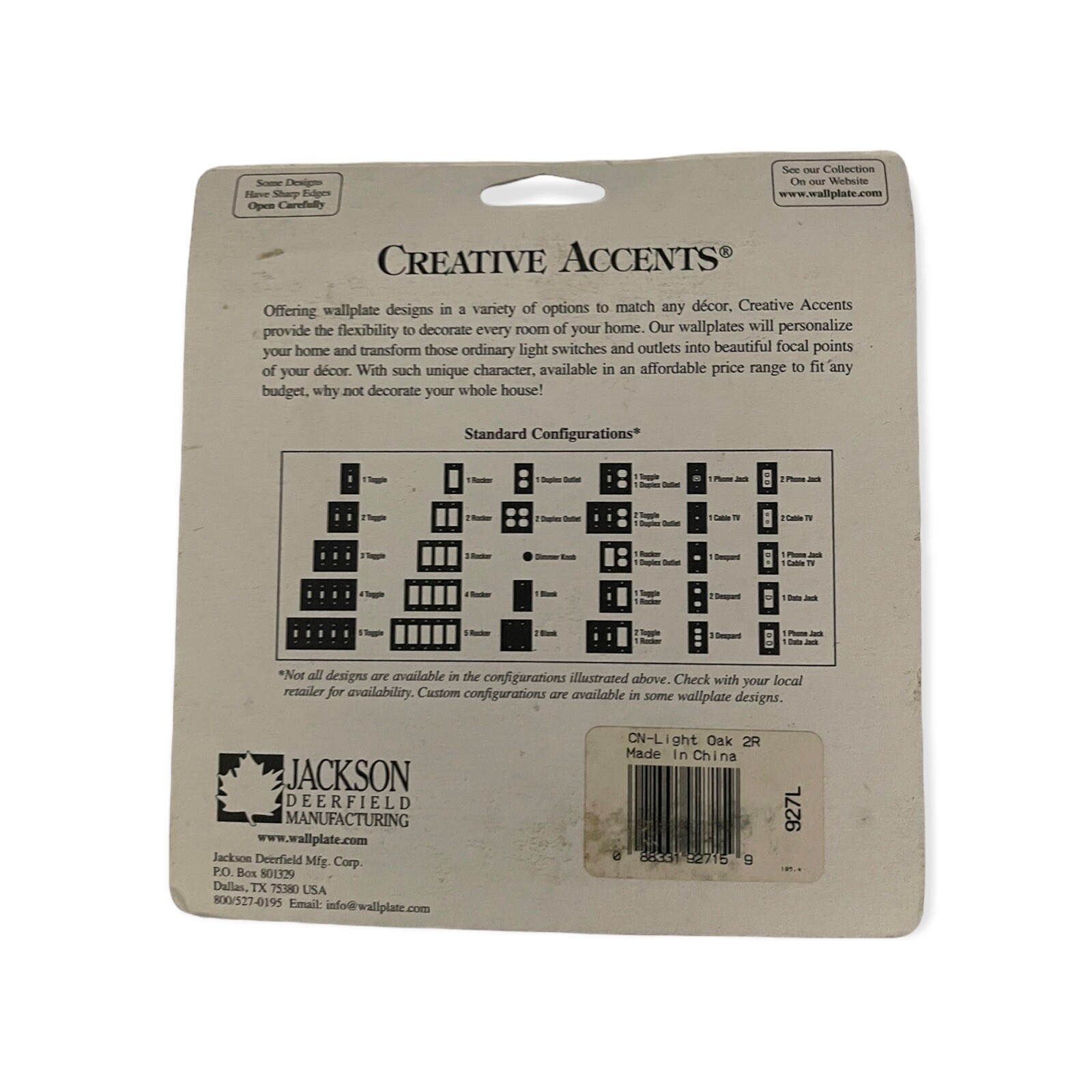 Light Oak Wood Unfinished Decorator Double Outlet Wall Plate Creative Accents