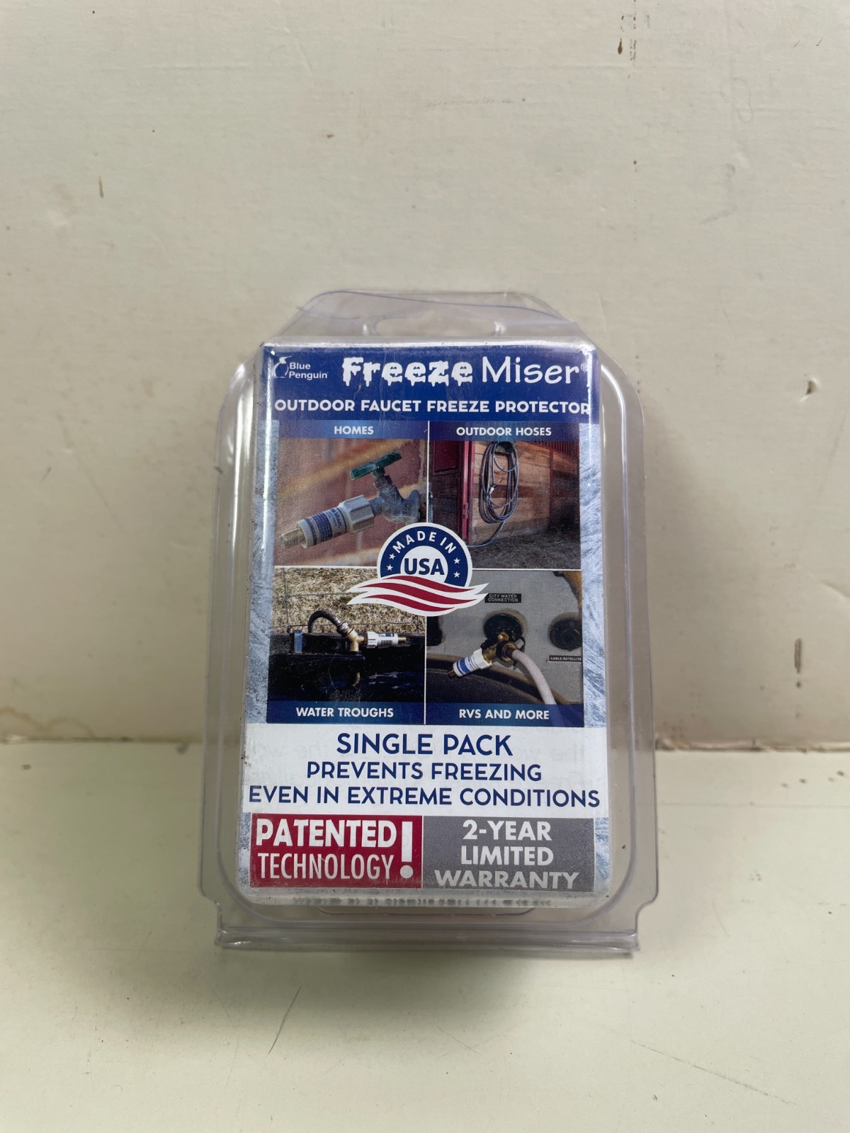 Freeze Miser 1-Pack 6000-01 Outdoor Faucet Freeze Protection Extreme Conditions