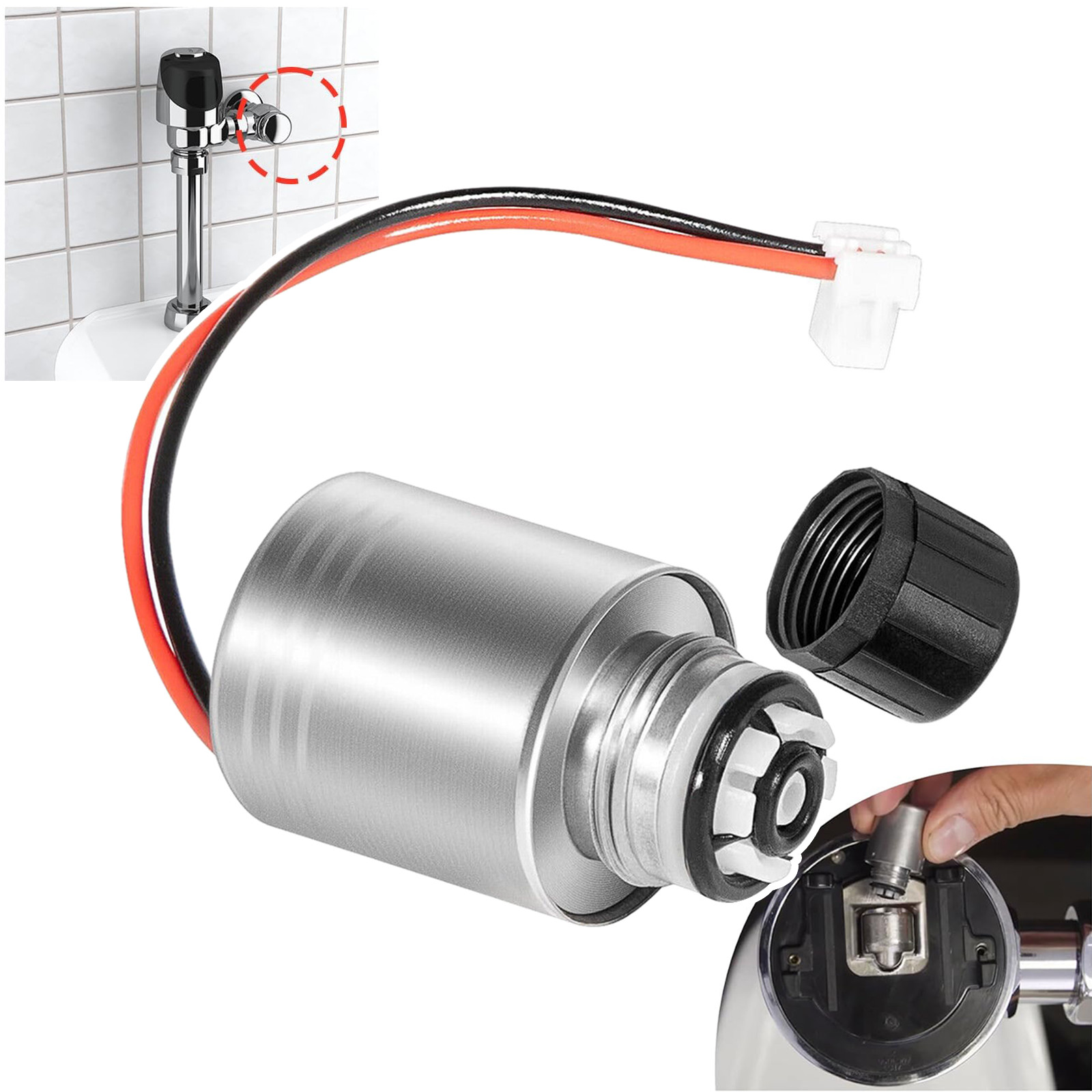 EBV-136-A G2 3325453 Flush Valve Solenoid for Sloan G2/ ECOS/SOLIS Flushometers