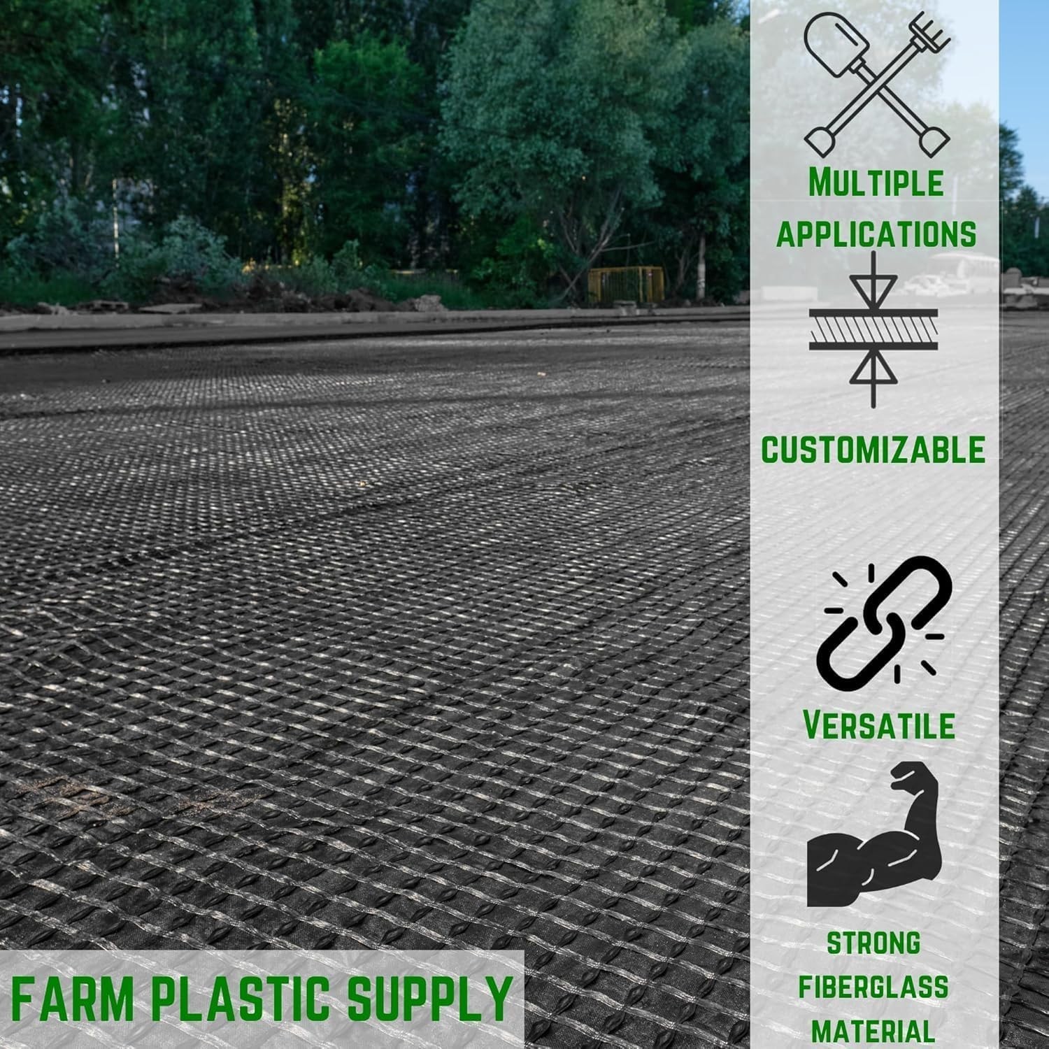 Farm Plastic Supply – StrataGrid Geogrid Retaining Wall