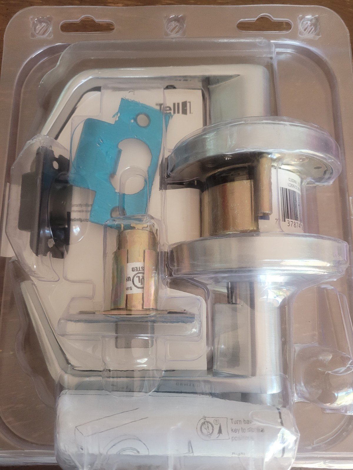 Tell Commercial Heavy Grade LC2676 Door Handle Lever Set Chrome 1-3/8- 2 Inch