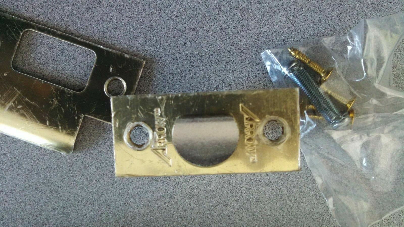 LOCKSMITH ARROW M 02 BD US3 PRIVACY BALL KNOB POLISHED BRASS MINT NOS