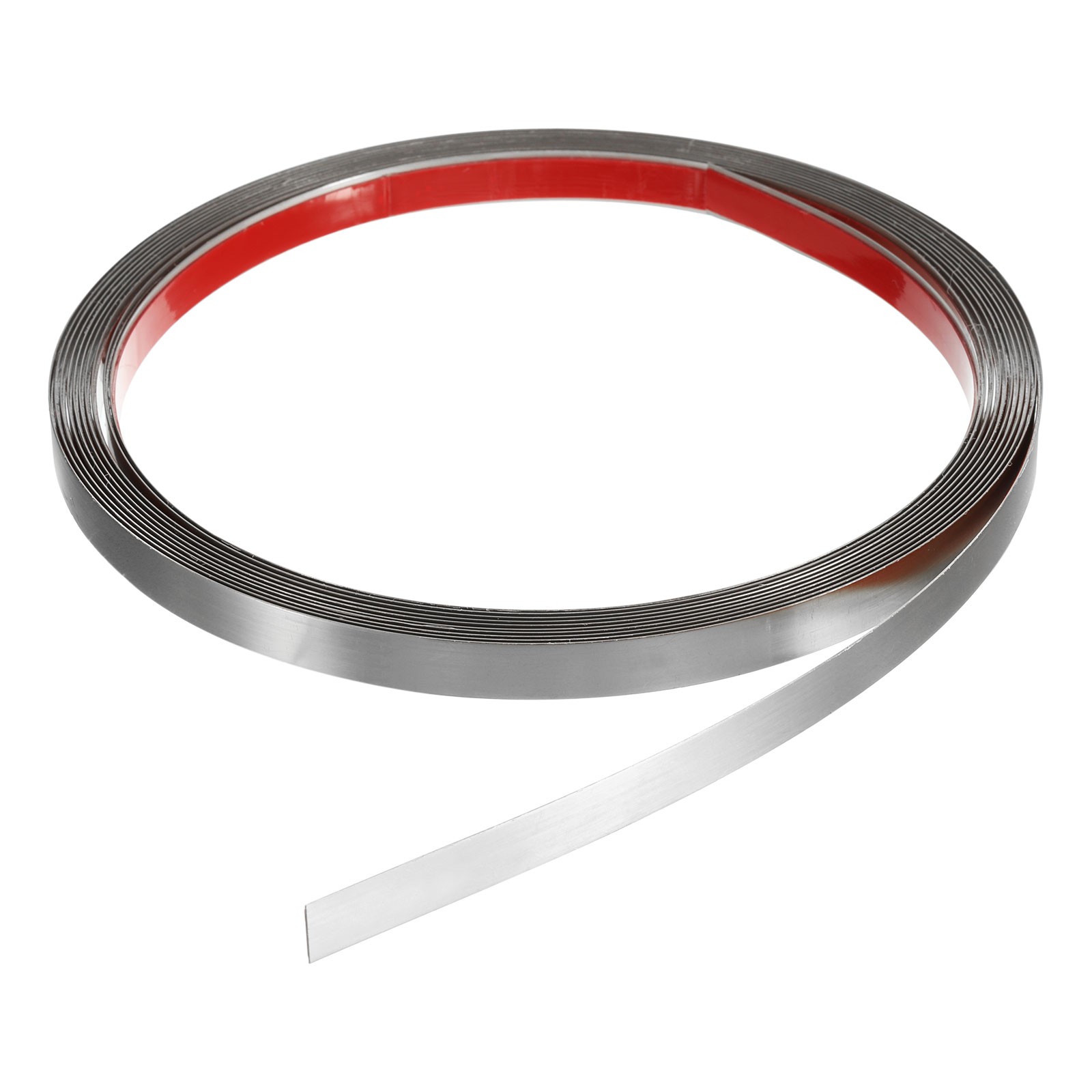 16.4ft x 0.39″ Wall Trim Self Adhesive Stainless Steel Mirror Finish Trim Silver