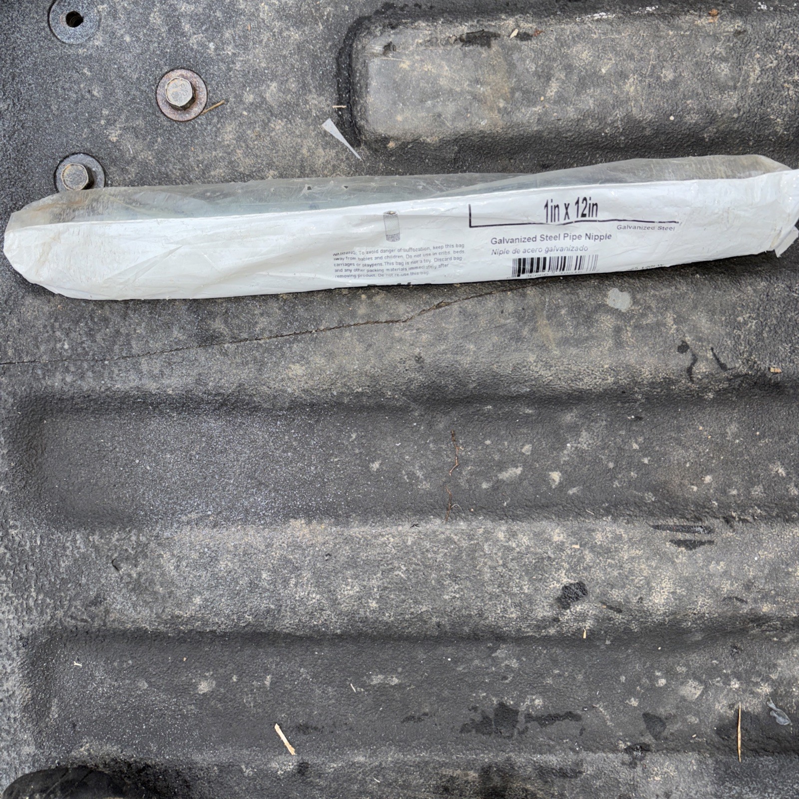 Southland 1 In. x 12 In. Welded Steel Galvanized Nipple 10616 Southland 10616