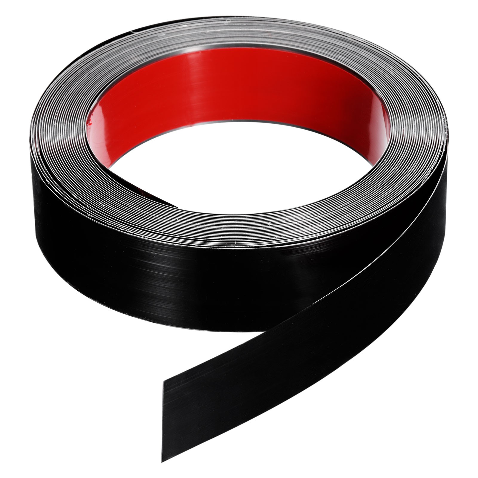 39.4ft x 1.58″ Wall Trim Self Adhesive Stainless Steel Mirror Finish Trim Black