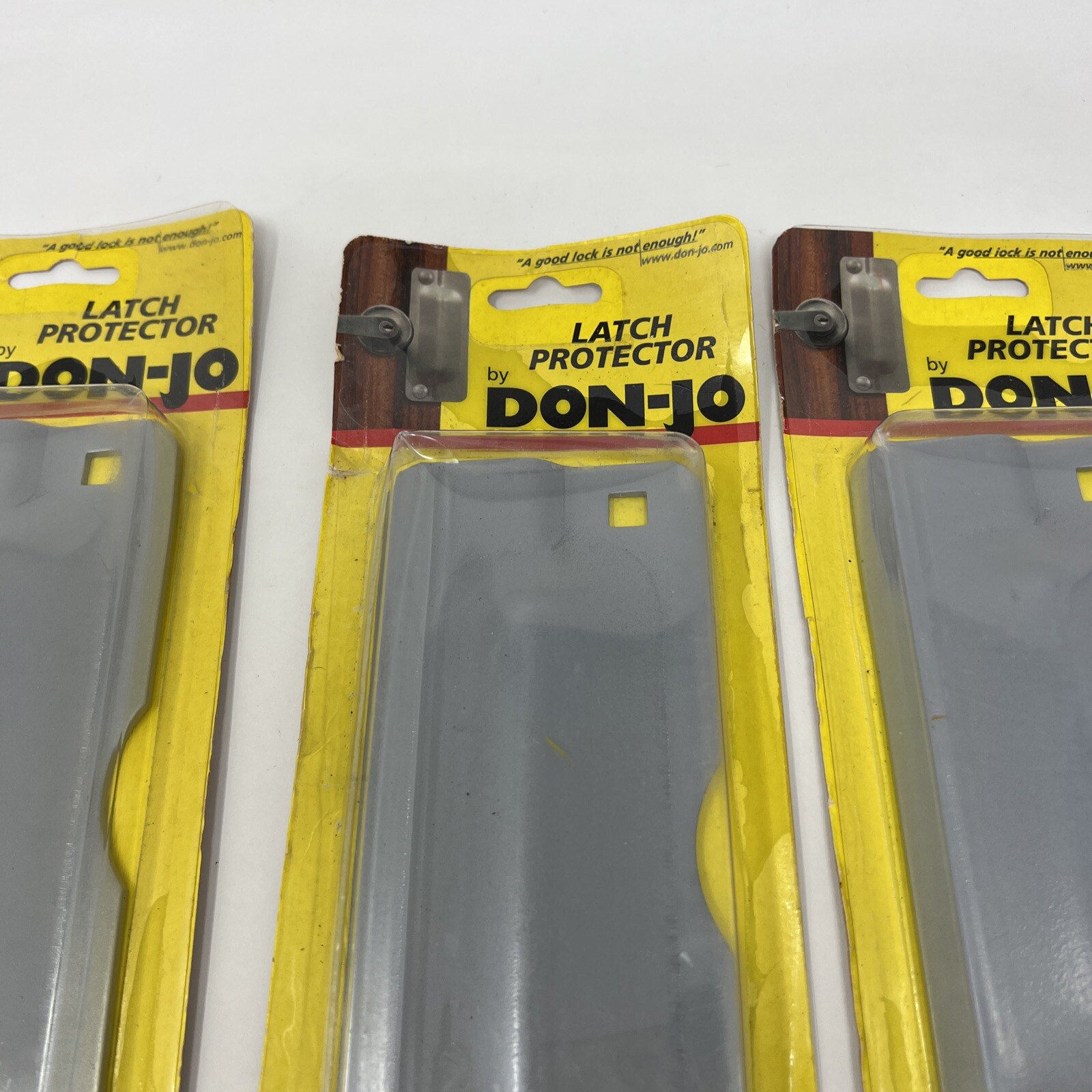 DON JO Door Latch Protector 9211 Series LP-207-SL 6″ Lot Of 3