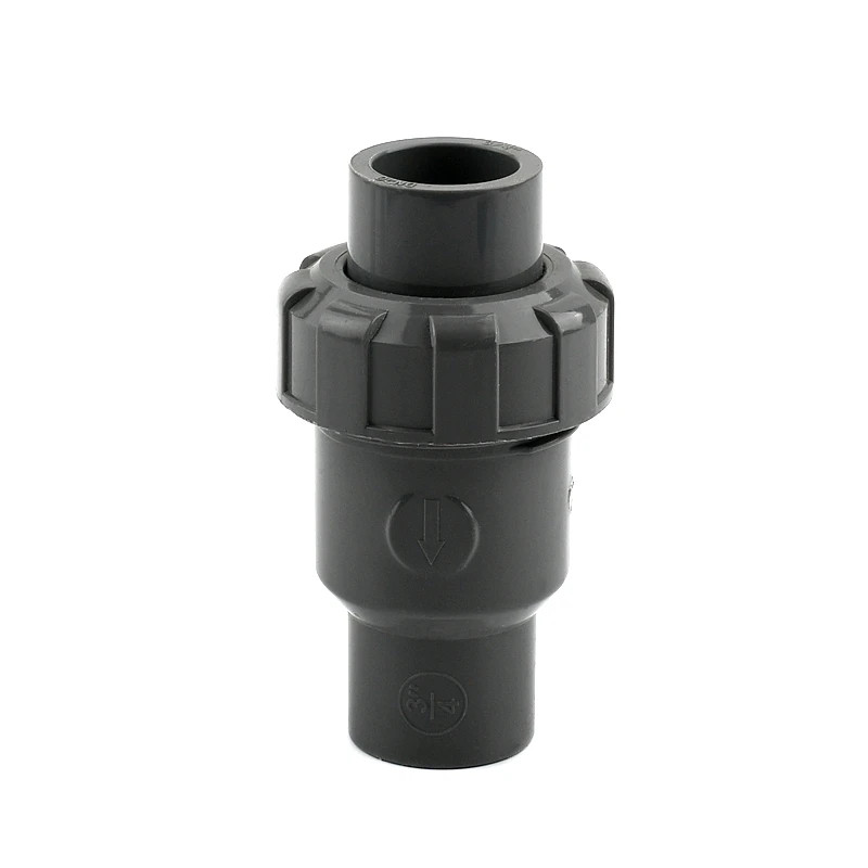 1PC 20 25 32 40 50Mm UPVC Ball Check Valves Vertical Check Valve Exhaust Garden