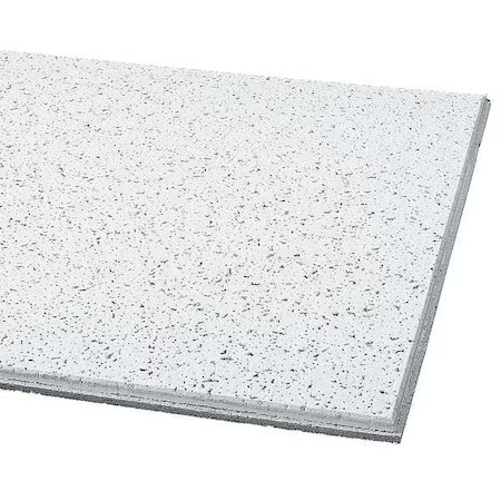 Armstrong 2195 Cortega Ceiling Tile, 24 In W X 24 In L, Beveled Tegular, 9/16