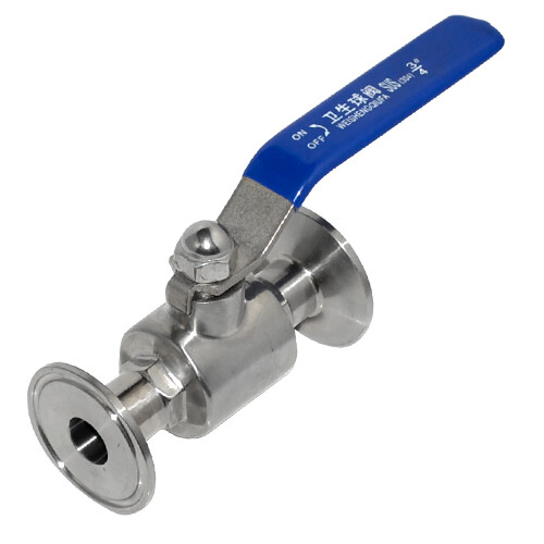 OD 3/4 inch 1″ 2″ 1.5″ Sanitary Ball Valve Tri Clamp Ferrule Stainless Steel 316