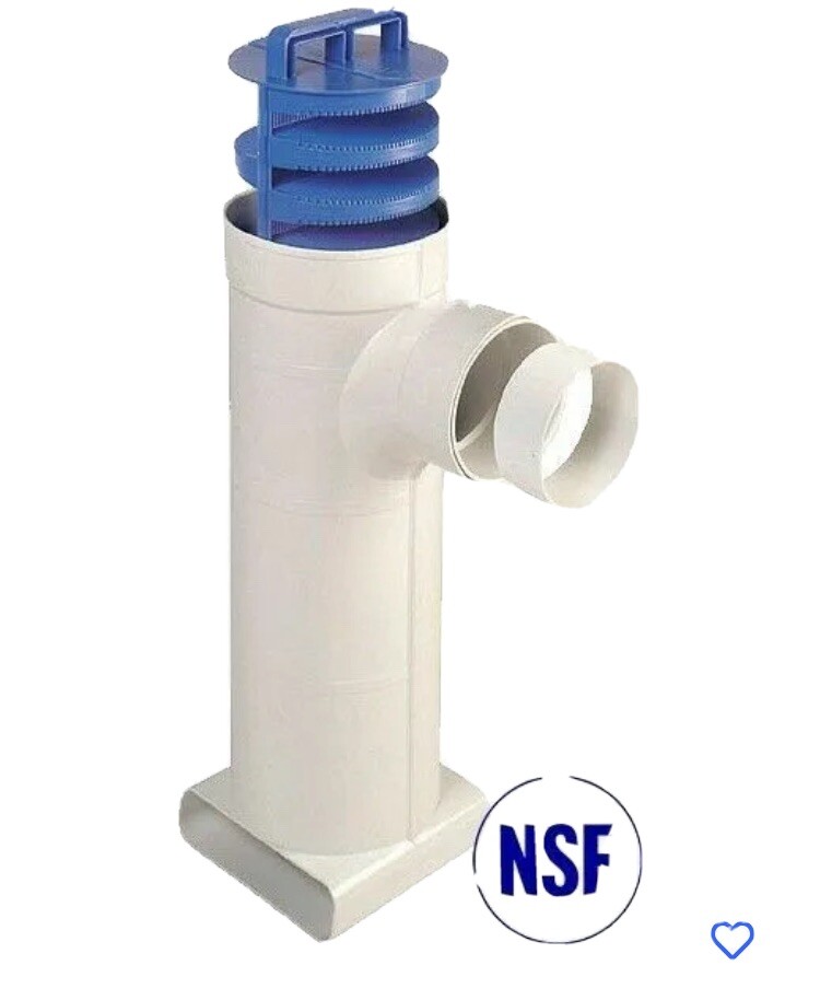 Tuf-Tite 6” Septic Effluent Filter w/ Adapter fitting & Solids Deflector