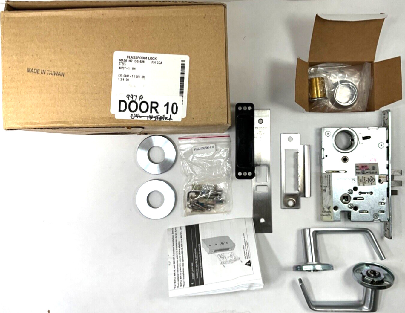New FALCON – MA561H7 DG 626 Stainless Steel CLASSROOM LOCK – RH Lever Mortise