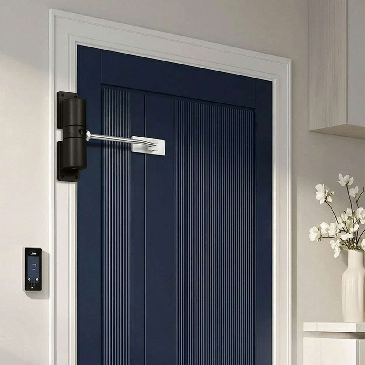 Universal Door Closer with Adjustable Spring Heavy Duty 45-90lbs for Residential