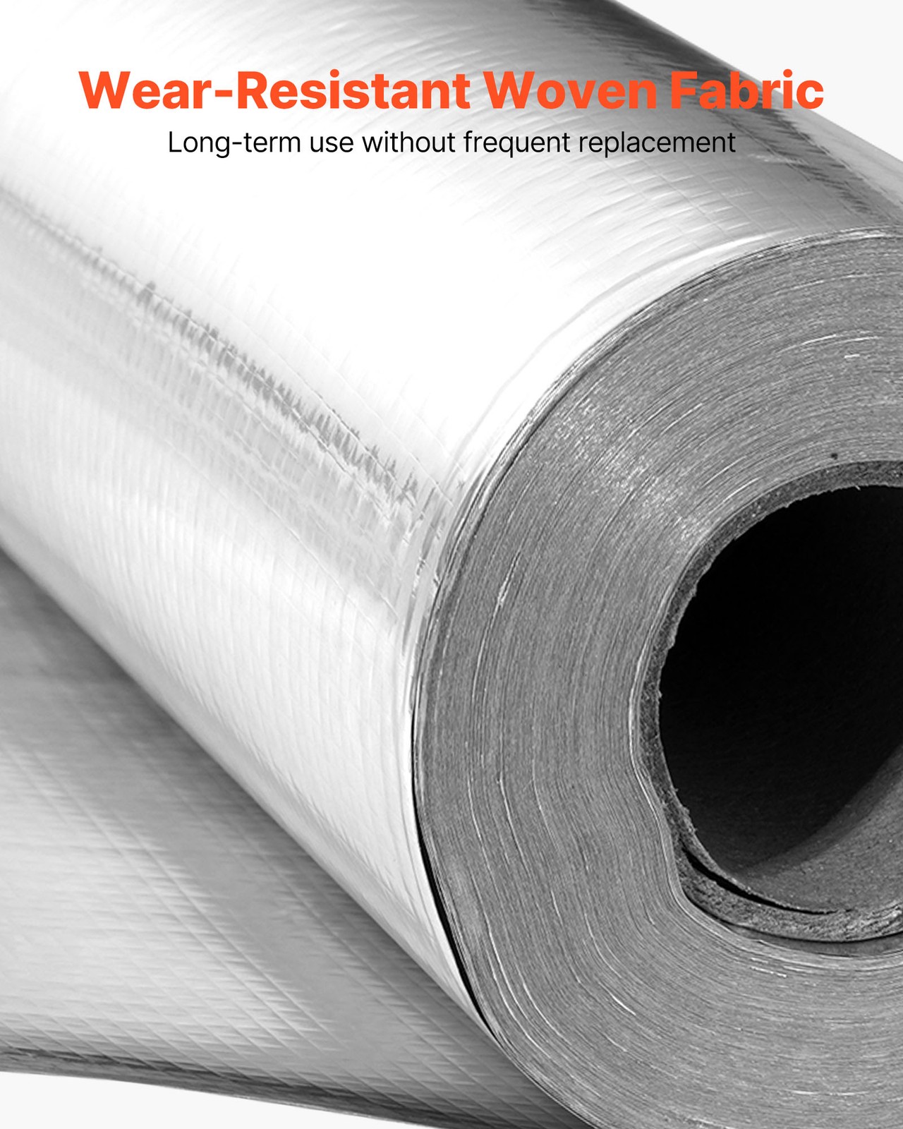 VEVOR Double Reflective Insulation Roll Woven Cloth Radiant Barrier 48in x 125ft