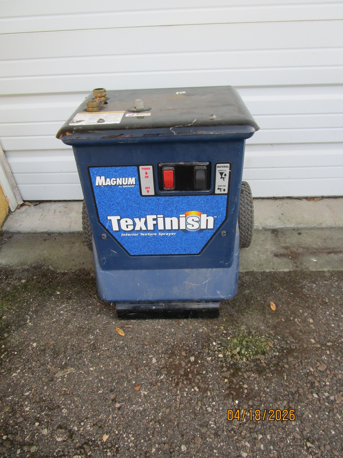 Graco Texfinish Magnum Interior Texture Sprayer Machine Model 246-185..