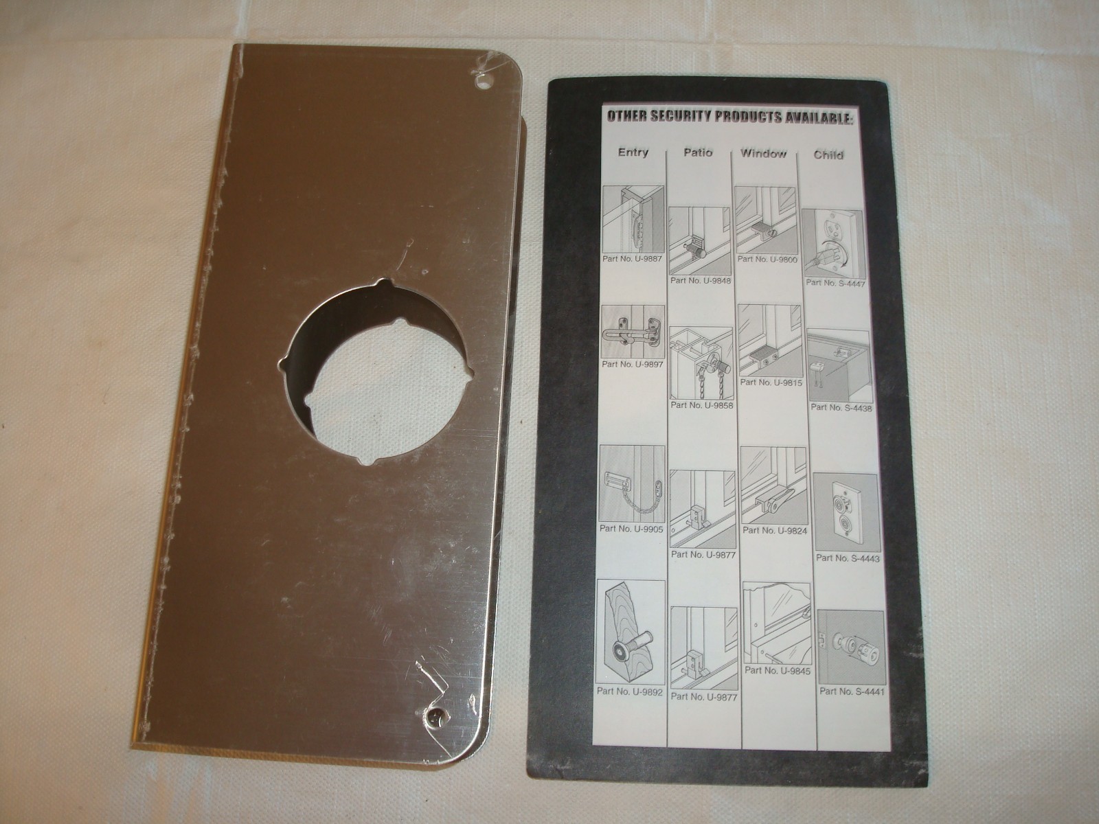 Prime-Line Products U 9585 Door Rein forcer Non-Recessed 1-3/8-Inch Thick…