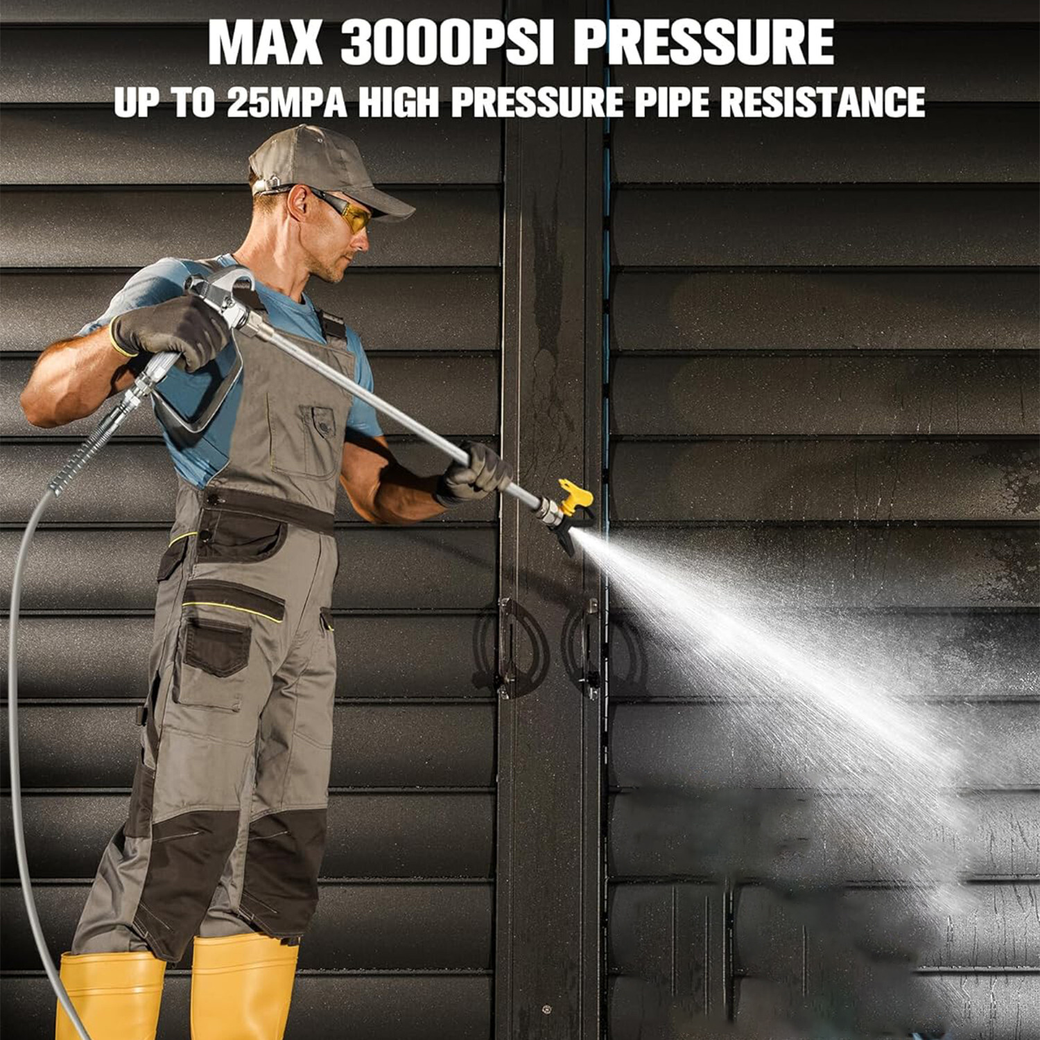 3500W High Pressure Airless Paint Sprayer High Efficiency Power Painting 220V
