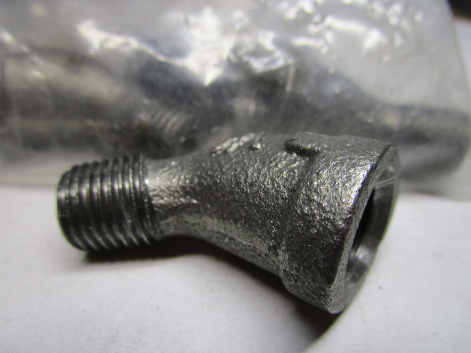 1/4″ 45° 150 lb Black Malleable Iron Street Pipe Elbow QTY 5