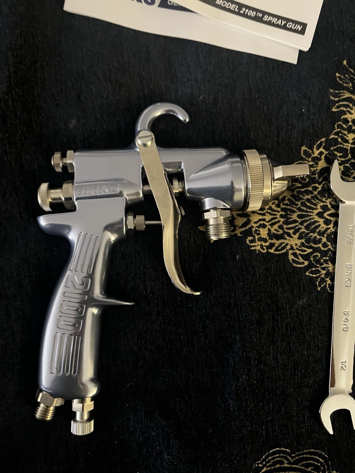 Binks 2100 Pressure/Syphon Feed Conventional Spray Gun 66SS/66SD