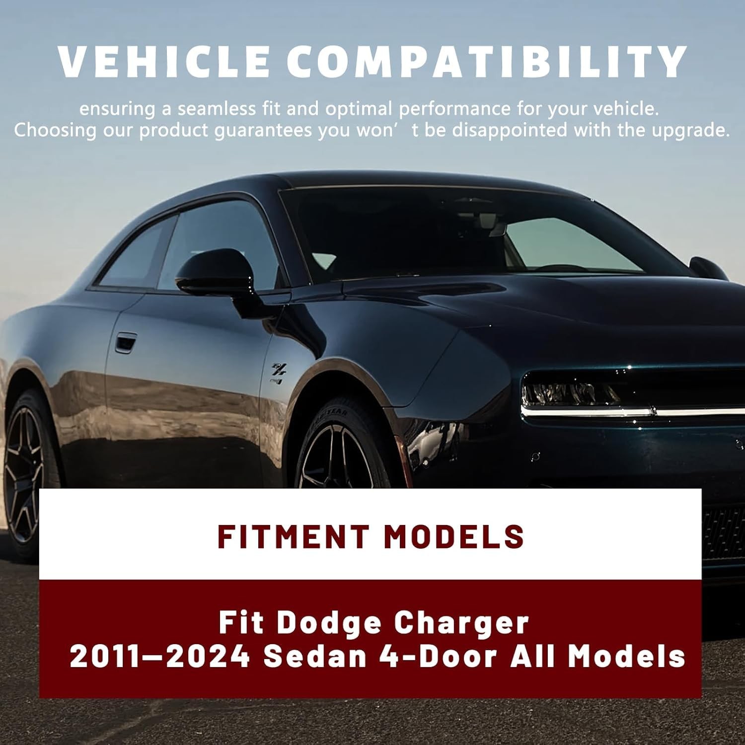 Rear Trunk Spoiler for Dodge Charger 2011-2023