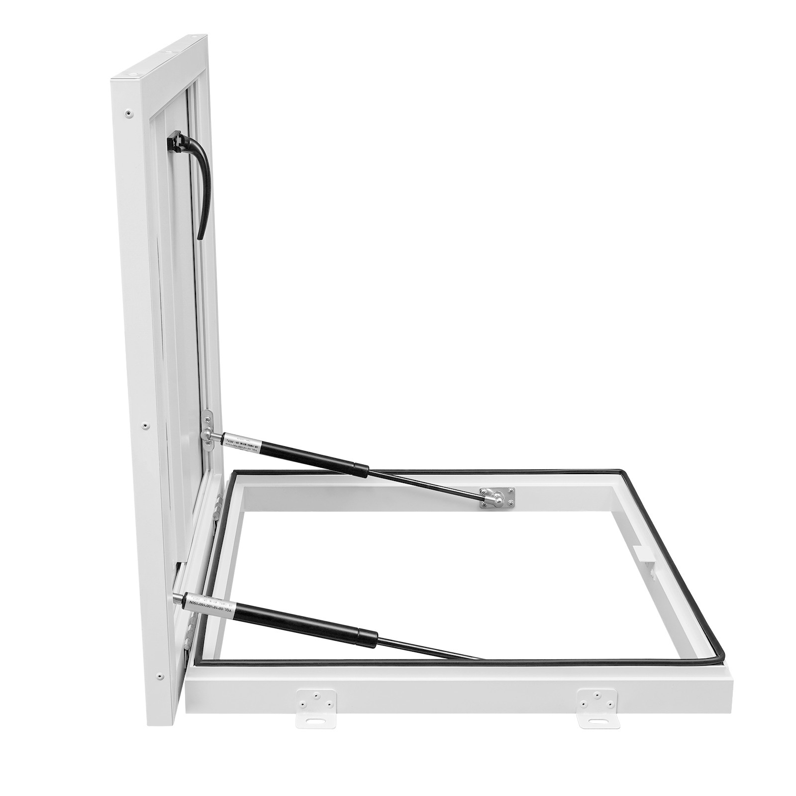 White Roof Hatch Roof Security Door Roof Access Hatch 50*50cm 19.7*19.7 in