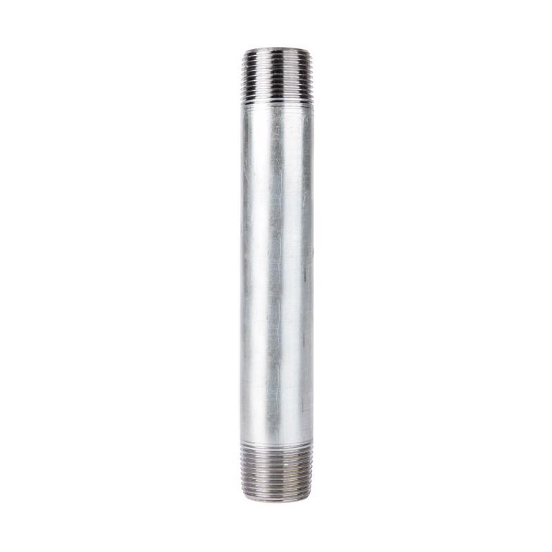 BK Products 566-080HN Galvanized Nipple 1-1/4 x 1-1/4 MIP Dia. in. (Pack of 5)