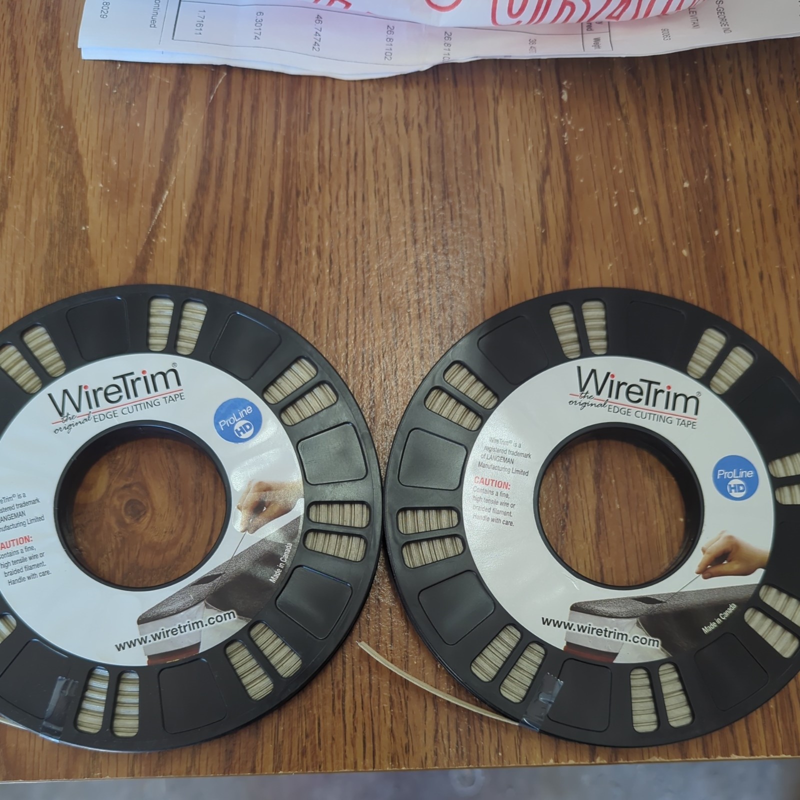(QTY 1) Wiretrim the Original Edge Cutting Tape Trueline HD, Made in Canada x2