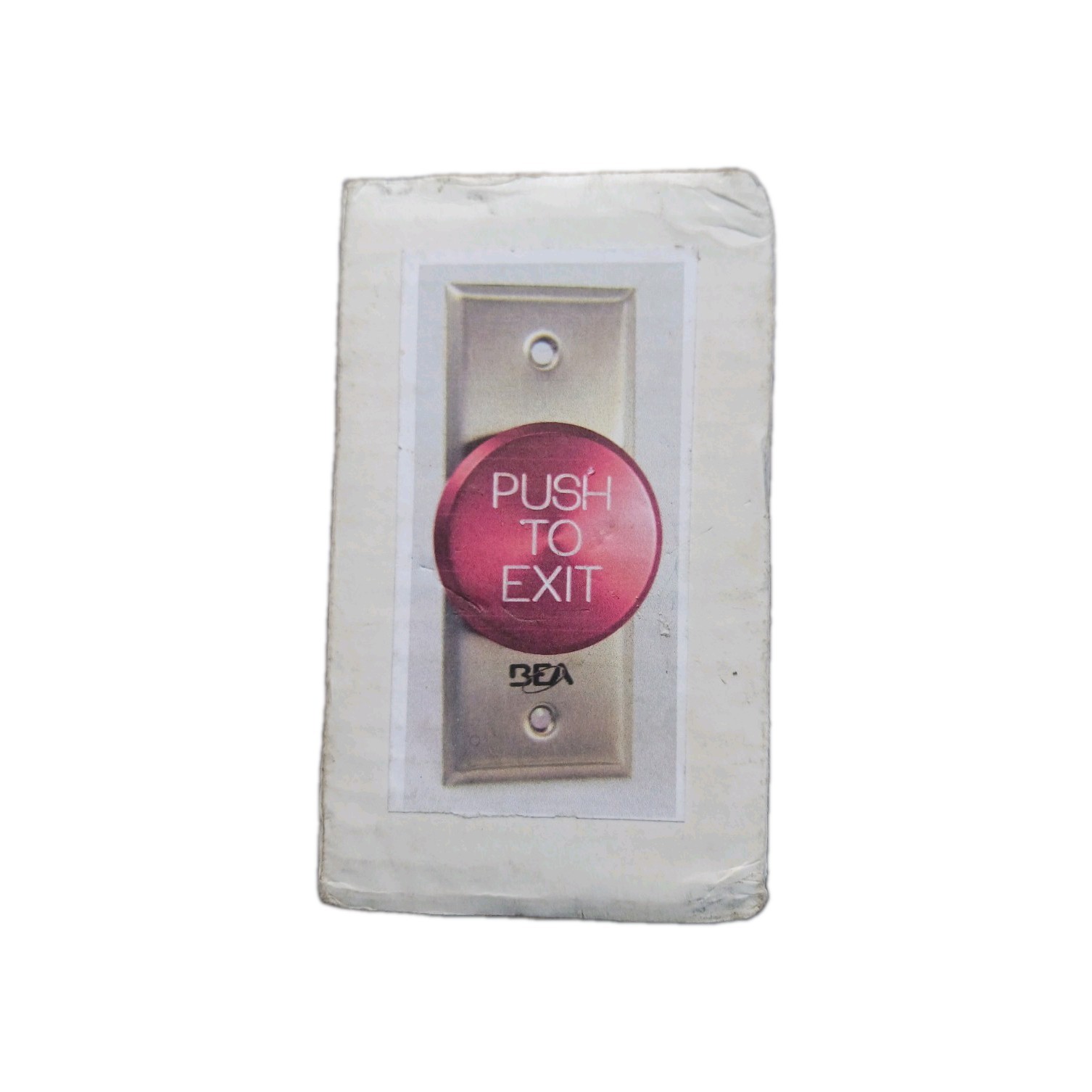 BEA Push to Exit Push Button Red With Pneumatic Timer 12/24V DC