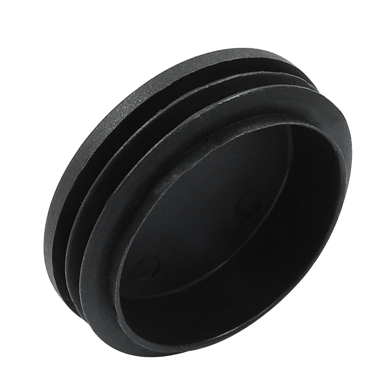 Bonsicoky 2-1/2 Inch Black Round Plastic Hole Plugs, 4 Pack 4 Pcs