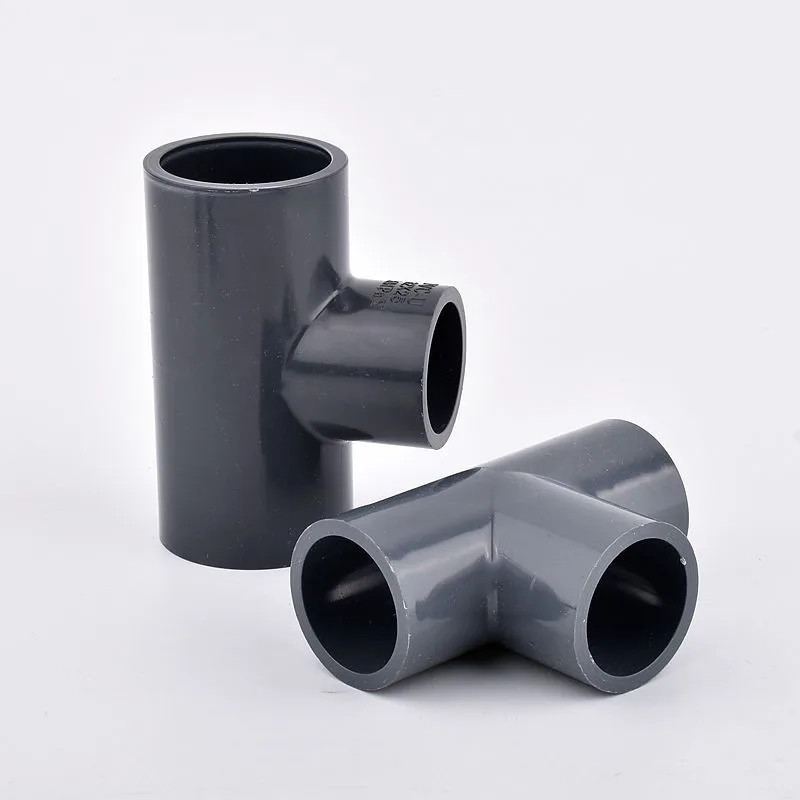 2Pcs 20 25 32 40 50Mm Grey PVC Pipe Connector Straight Elbow Tee Aquarium Fish T