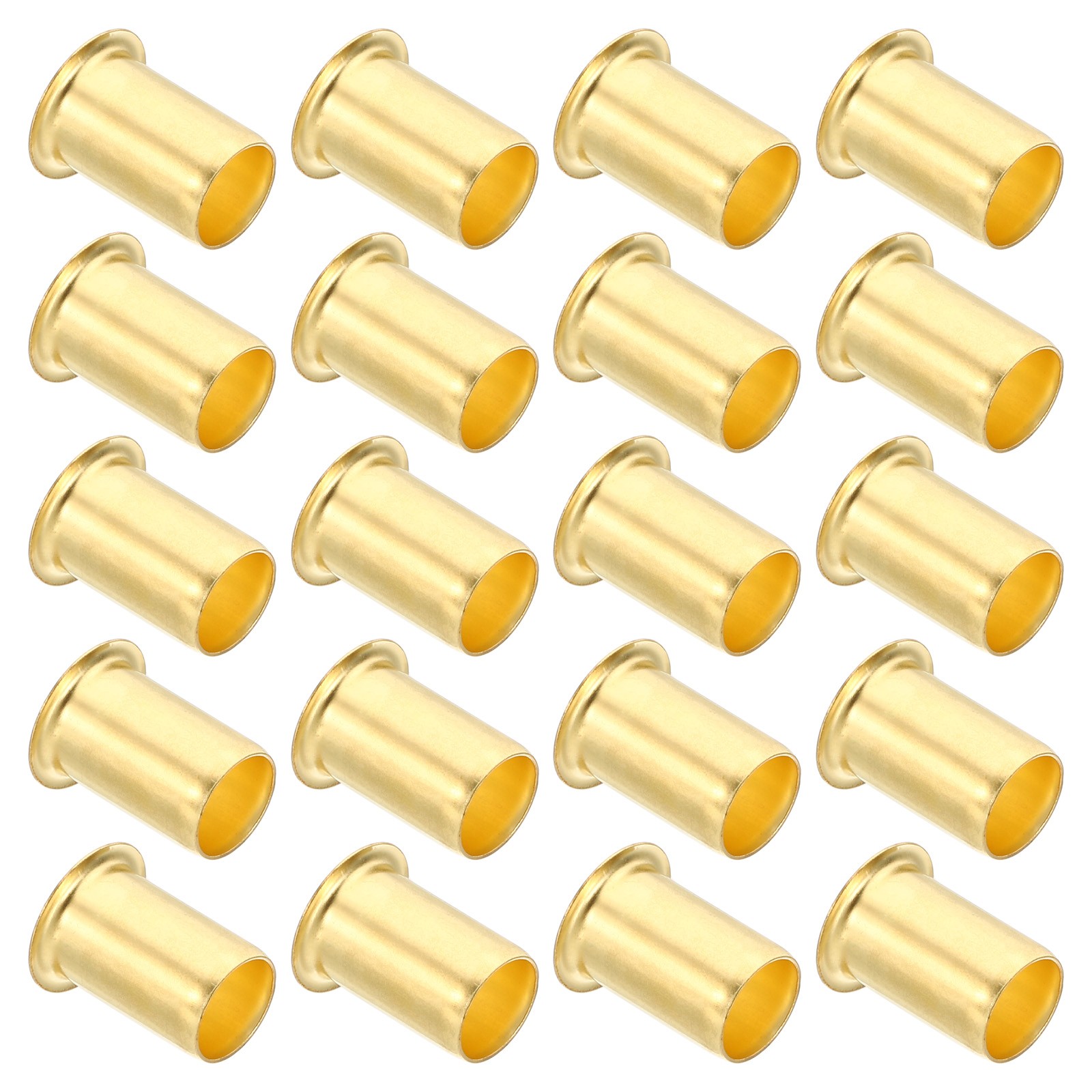 40Pcs 12mm OD x 9mm ID Tube Brass Compression Insert