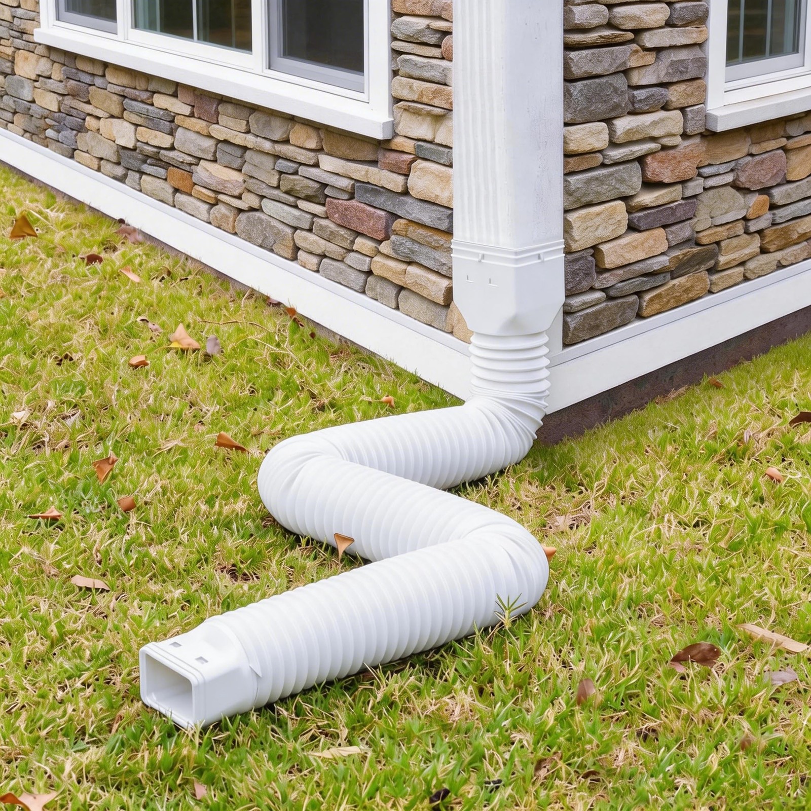 1 Pack Gutter Downspout Extensions for Rainwater Drainage, 4” Diameter Thi