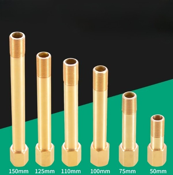 1/8″ 1/4″ 3/8″ Male To Female Pipe Fitting Brass BSP Thread Extension Connectors