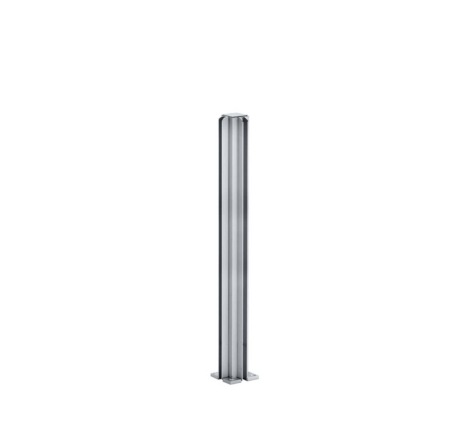 CRL Satin Anodized Standard 18″ Corner Partition Post by CR Laurence