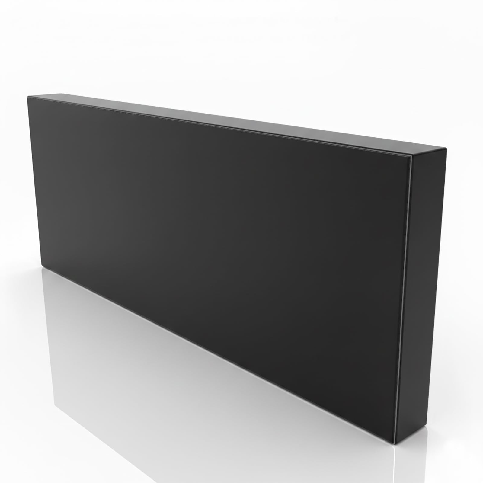 HDPE Plastic Block 0.6Inch Black Plastic Block 12x3In High Density Polyethyle…